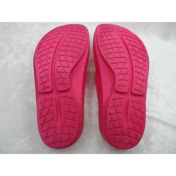 OOFOS Women's OOlala Light Weight Recovery Pink Thong Flip-Flip Sandals Size 5 - Picture 8 of 9